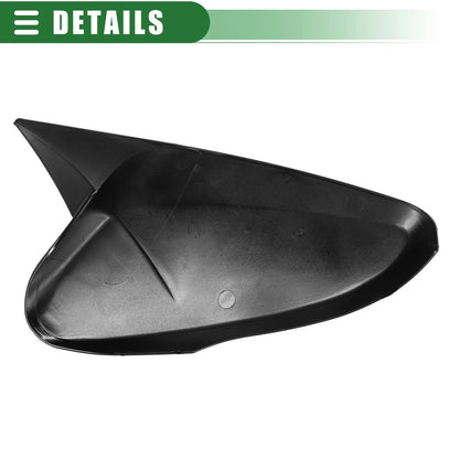 Rearview Mirror Cover Caps for Hyundai Veloster (2012-2017) Gloss Black