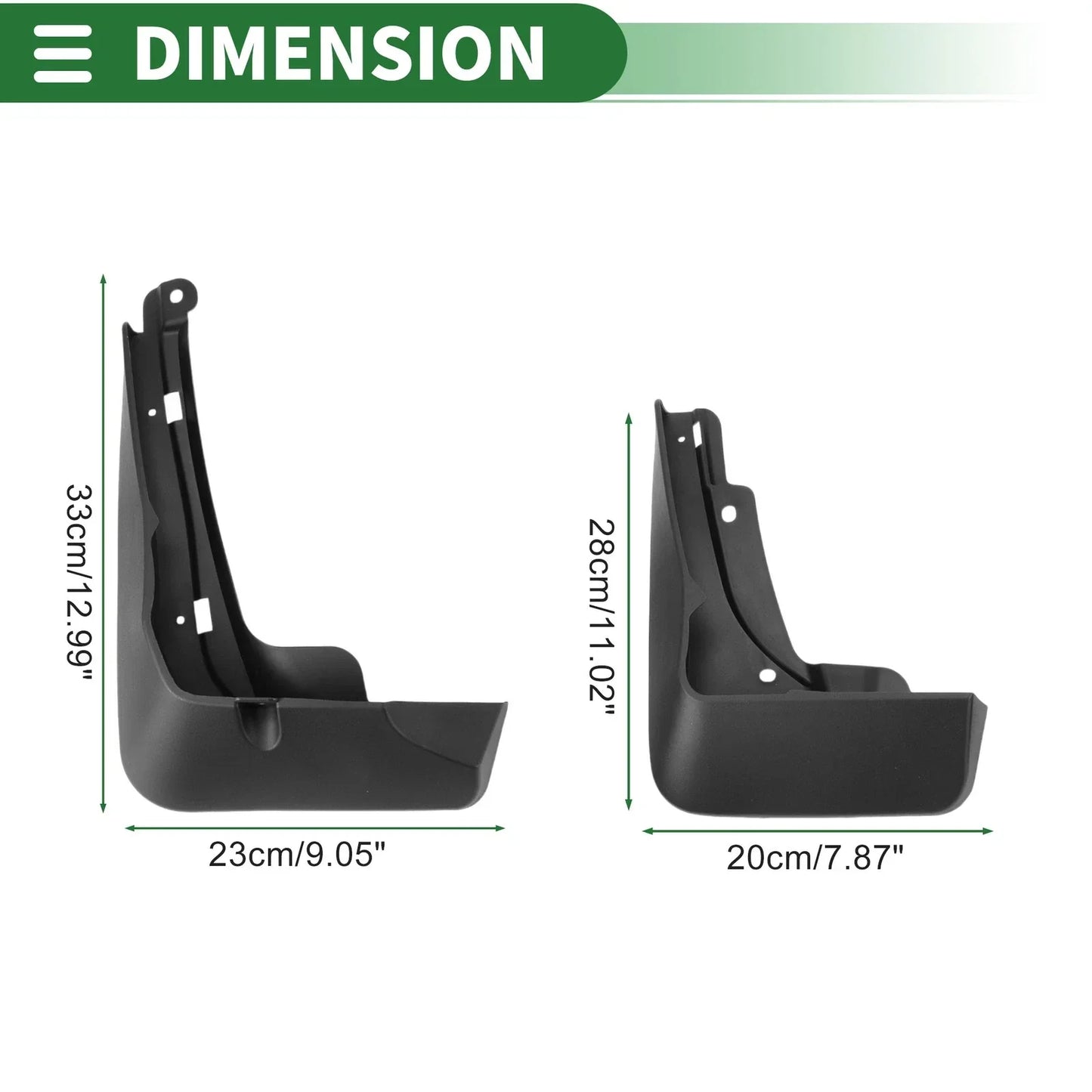 Mud Flaps Splash Guards Front & Rear for Honda HR-V (2022-2024)
