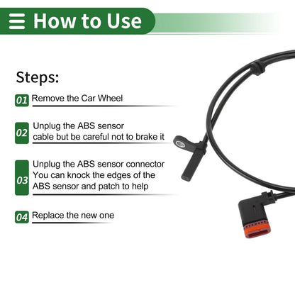 ABS Wheel Speed Sensor for Mercedes-Benz Glk250 (2013-2015)