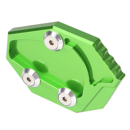 CNC Green Kickstand Pad Side Stand Foot Plate for Kawasaki ZX-14R (2008-2011)