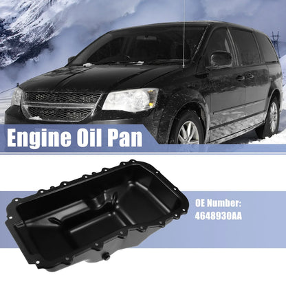 Engine Oil Pan for Dodge Grand Caravan 2001-2010 (2 x Replacement Parts)