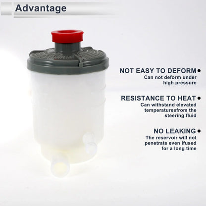 Power Steering Reservoir for Honda Accord (1998-2002) 1 x White