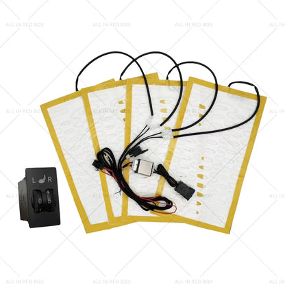 12V Car Seat Heater Kit  Heating Pads with 5-Level Control for Universal