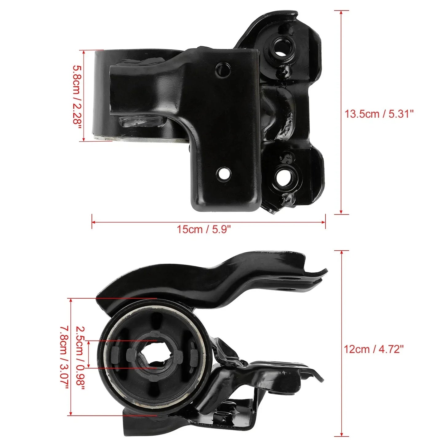 Front Lower Control Arm Bushing RH with Bracket for Honda CR-V (2017-2023)