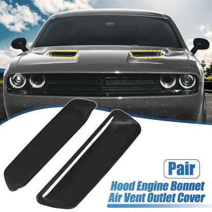 Engine Hood Air Conditioner Outlet Cover Trim for Dodge Challenger (2015-2023)