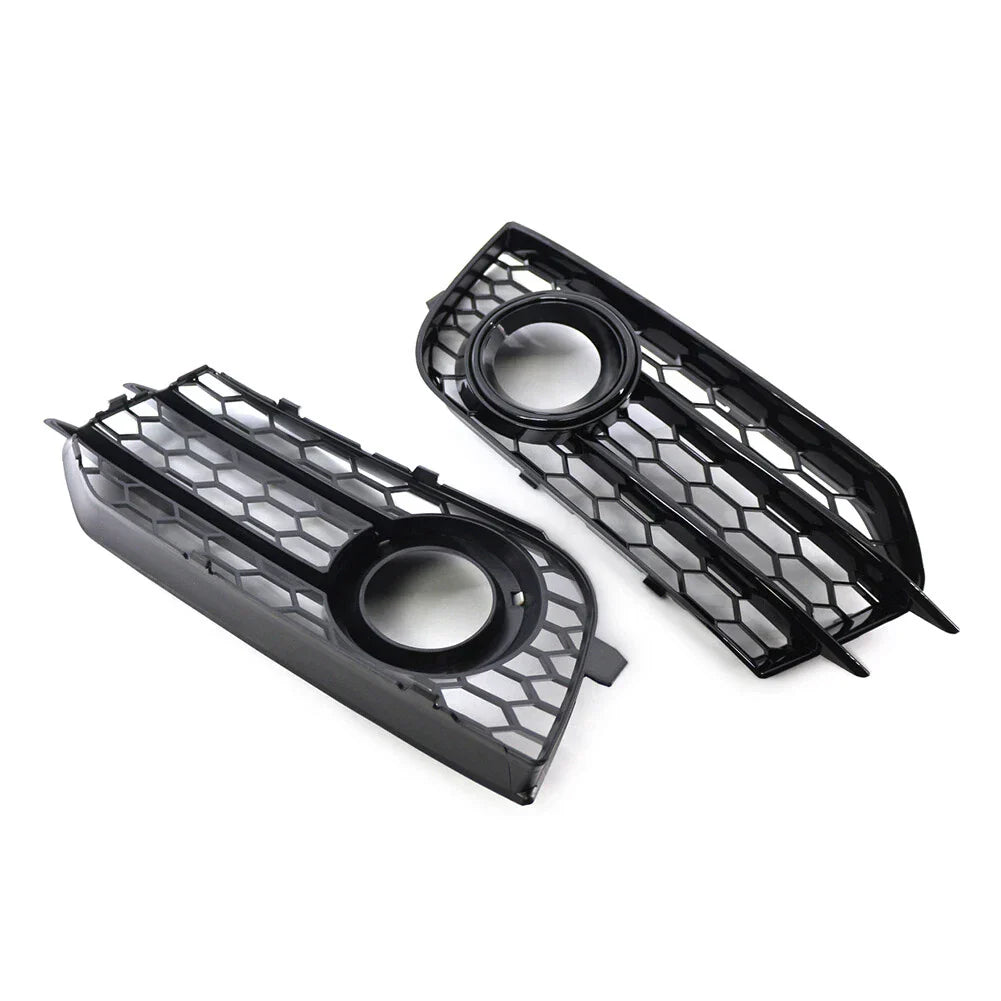 Fog Lamp Grill Cover for Audi A1 2010-2014 ( Gloss Black)