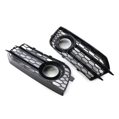 Fog Lamp Grill Cover for Audi A1 2010-2014 ( Gloss Black)