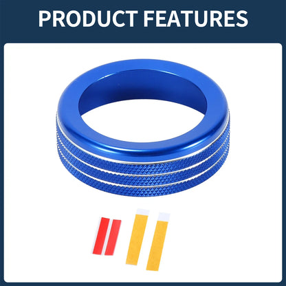 Headlight Fog Light Switch Knob Cover Ring for Dodge RAM (2018-2022) Blue 1 x Pc