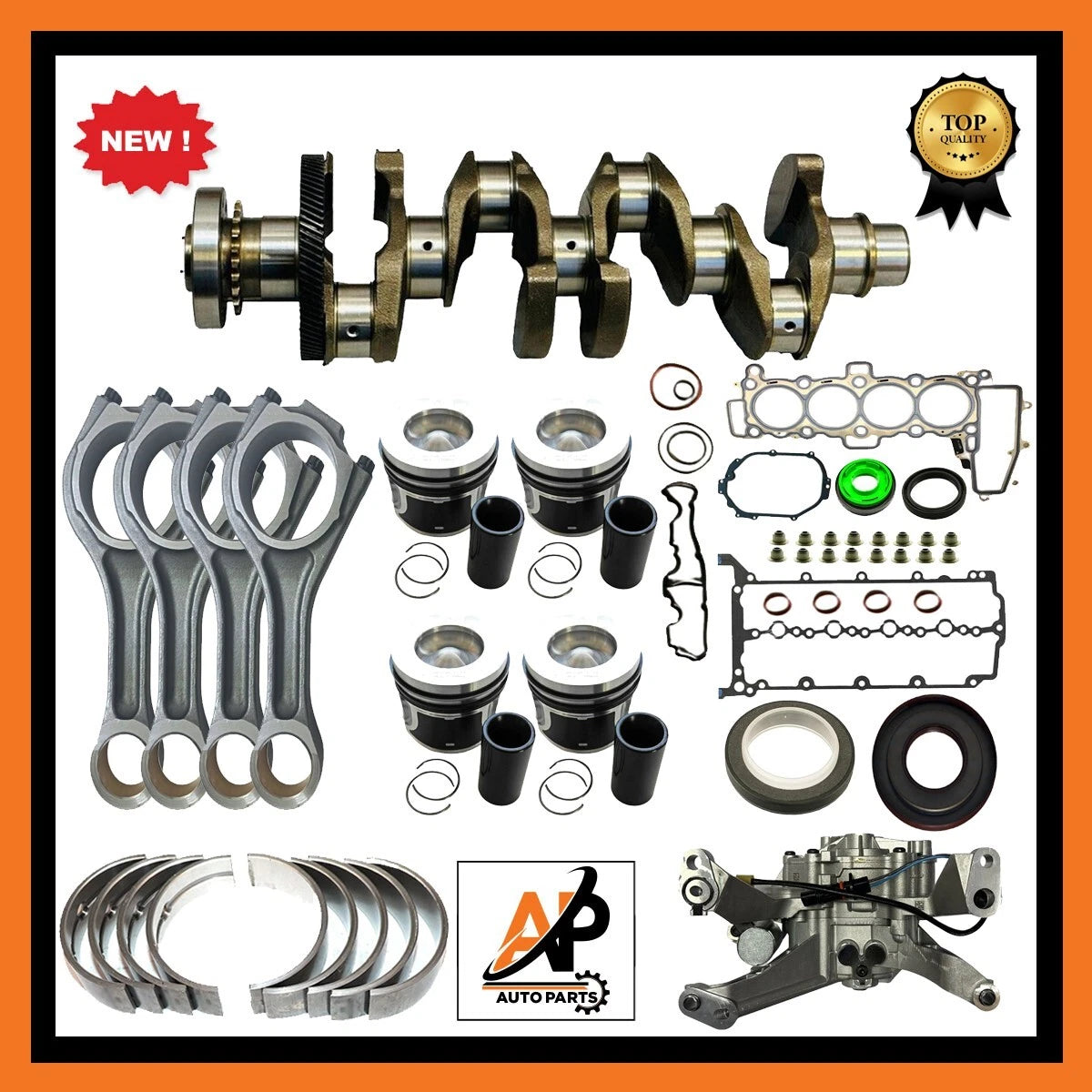 Crankshaft Gear and Rebuild Kit for Land Rover Jaguar 2.0 204DTD (2010–2016)