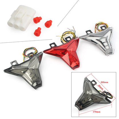 LED Rear Brake Turn Signal Taillight for 15-18 KAWASAKI Z1000 ZX-10R