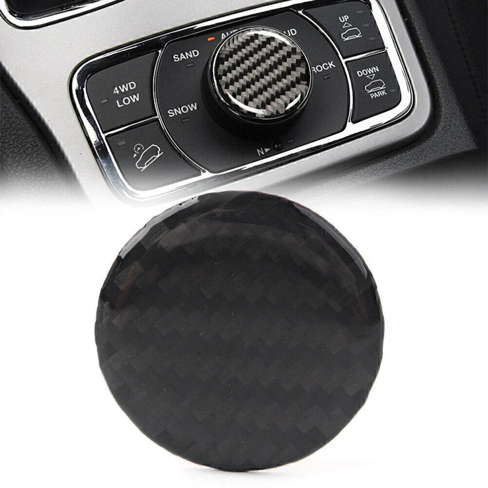 Black Console Knob Cover Trim for Jeep Grand Cherokee (2011-2022)