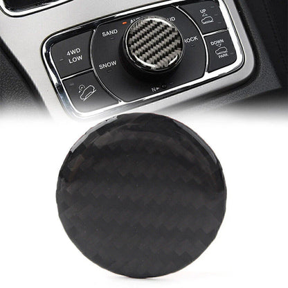 Black Console Knob Cover Trim for Jeep Grand Cherokee (2011-2022)