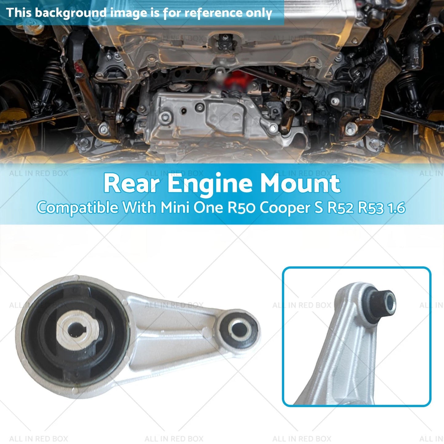 Rear Engine Mount for Mini Cooper S R52 R53 One R50 1.6L (2001-2008)