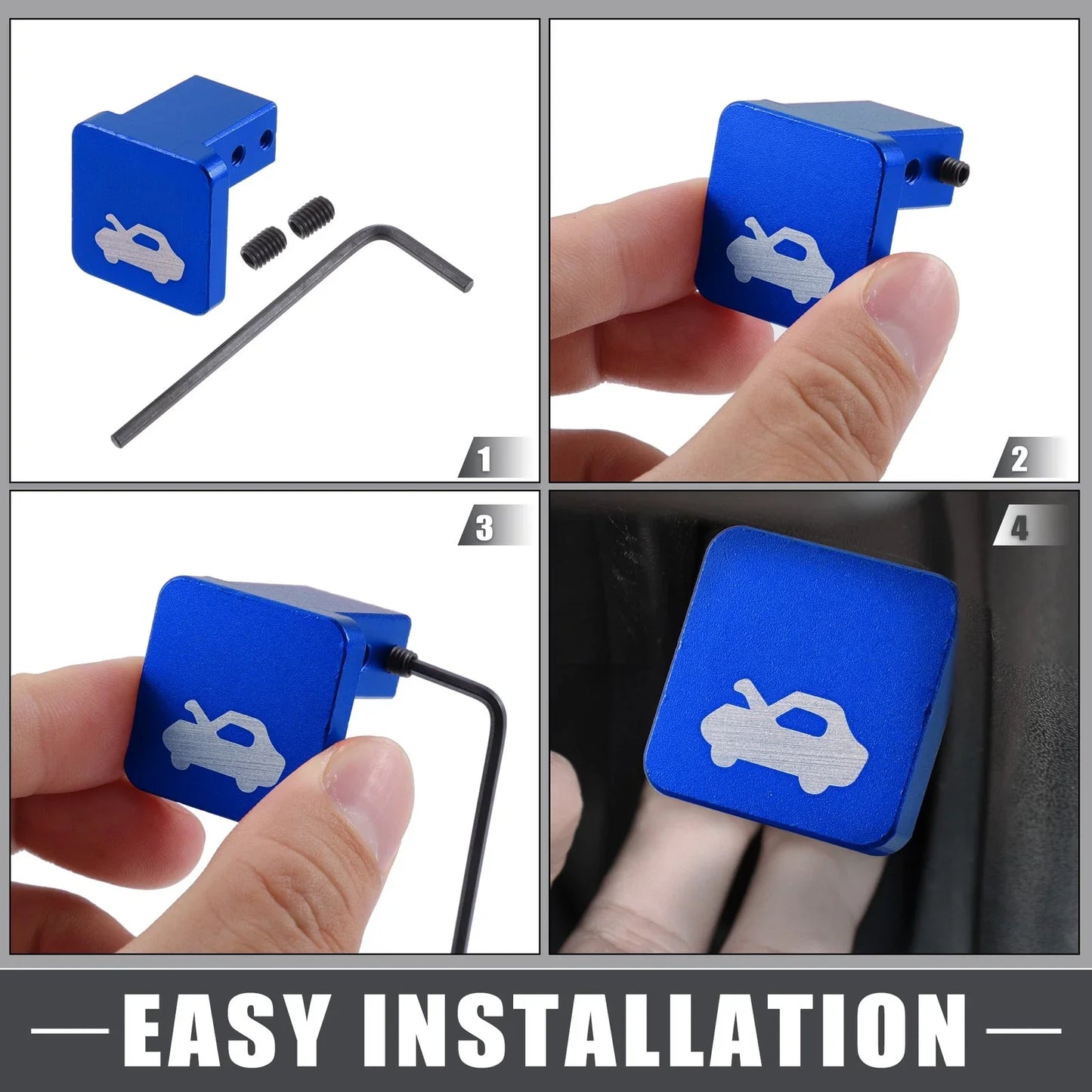 Car Hood Release Latch Handle Repair Kit for Honda CRV (1997-2006) Blue