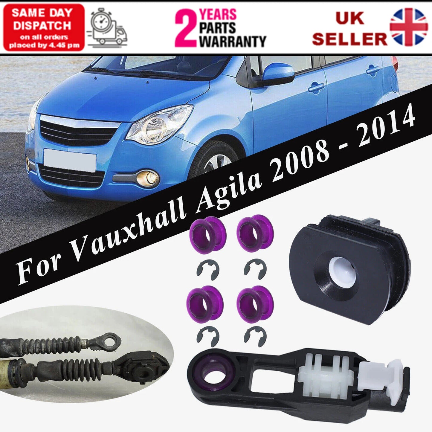 Gear Lever Shifting Cable Bushing Connector for Vauxhall Agila (2008–2014)