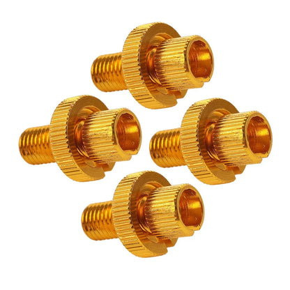 M8 x 1.25 Clutch Brake Throttle Cable Adjuster Screw Gold for ATV Pit Bike