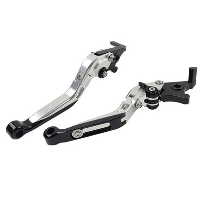 CNC Silver Extendable Brake Clutch Levers for Yamaha YZF R1 R1M R1S R6 MT-09 (2015-2023)