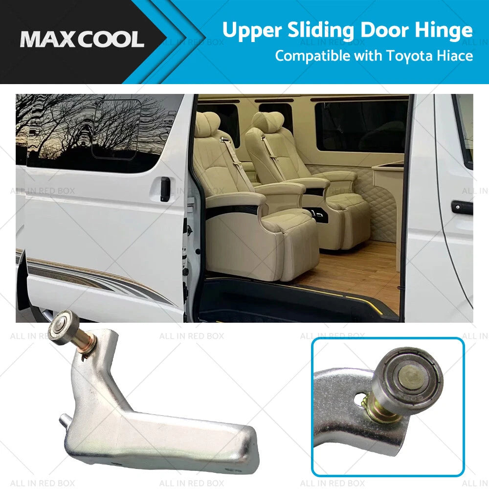 Left Side Upper Sliding Door Hinge Roller Bracket for Toyota HiAce Van (2005-2023)