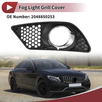 Front Left Fog Light Grill for Mercedes-Benz C300 (2008-2012)