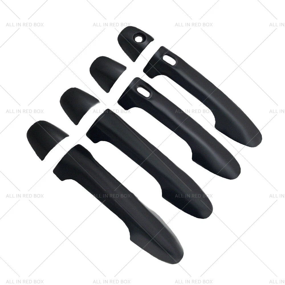 4 x Matte Black Door Handle Covers for Toyota Hilux (2015-2021)