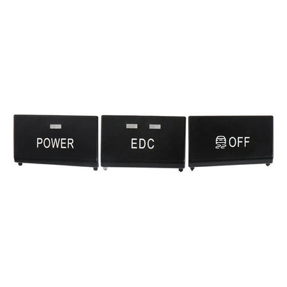 3 x Button Caps for BMW E90 E92 E93 M3 (2005-2012)