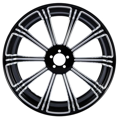 18"x5.5" Rear Wheel Rim Hub Pulley Sprocket for Harley Road Glide (1997-2008)