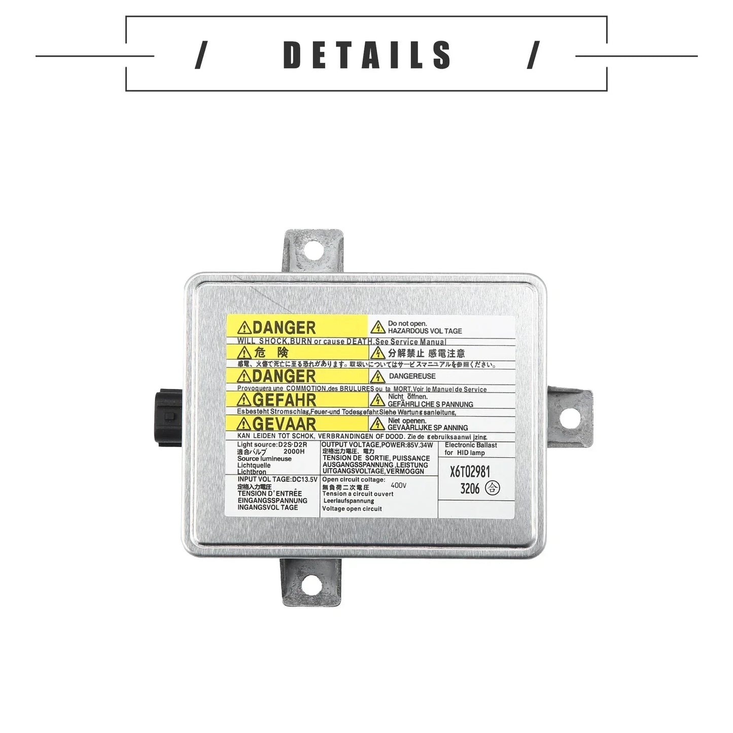 X6T02981 Xenon HID Headlight Ballast for Acura TL Type-S (2006-2012)