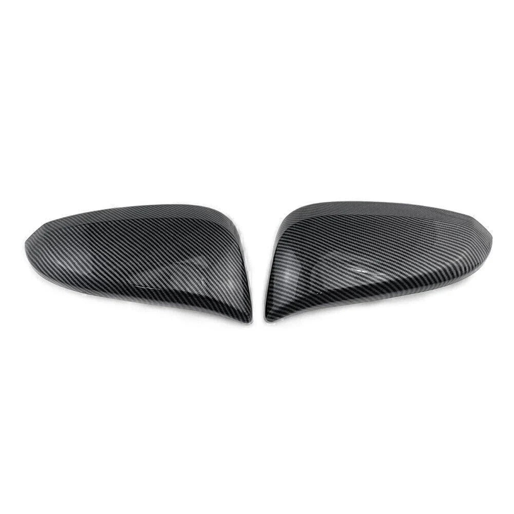 Carbon Fiber Side Door Mirror Cover Trim for Toyota Hilux Revo (2015-2022)