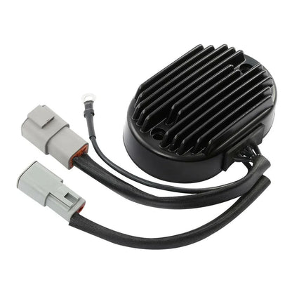 Black Voltage Regulator Rectifier for Harley Softail Deluxe Fatboy (2007)
