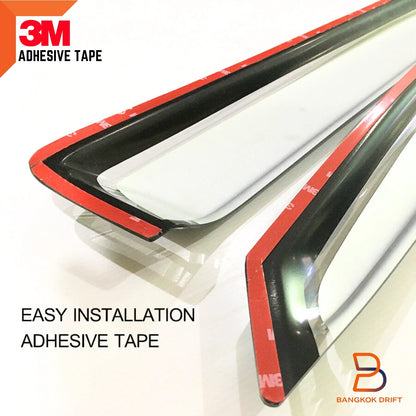 Visor Rain Shield Wind Deflector for Toyota Hiace Commuter (2005-2019)