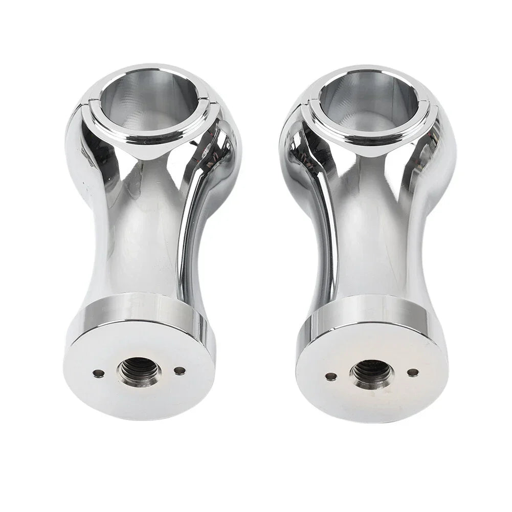 4" Handlebar Riser Clamp Mount for Harley Dyna Softail