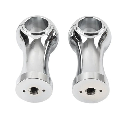 4" Handlebar Riser Clamp Mount for Harley Dyna Softail