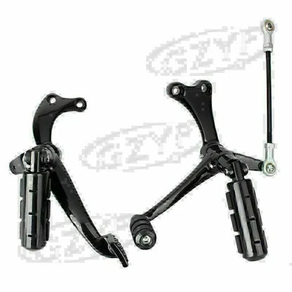 Fitward Controls Complete Kit with Pegs for Harley Sportster 883 (2004-2023)