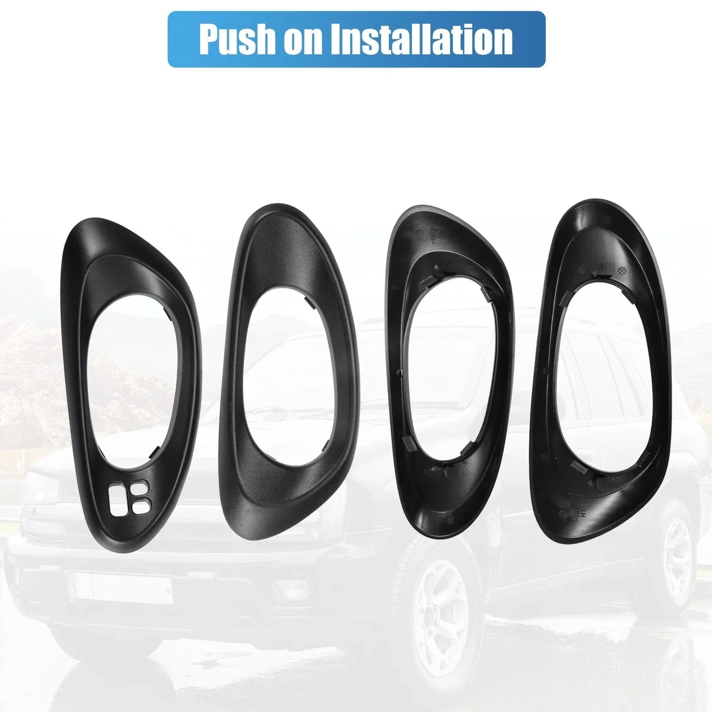 Interior Left Right Side Handle Covers for Chevy Trailblazer (2002-2009)