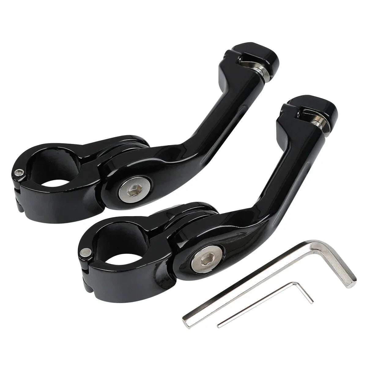 1 1/4" Angled Adjustable Highway Footpeg Mount for Harley