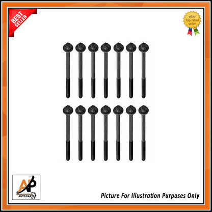 Cylinder Head Bolt Set of 14 OEM Replacement for BMW 3.0 N57 6 GT (2012–2020)