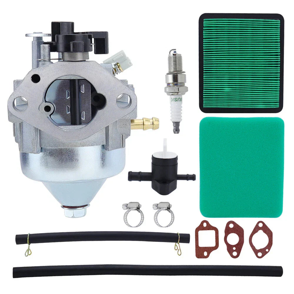 Carburetor Kit & Air Filter for Honda GCV170LA HRN216 HRX217 (2015-2023)