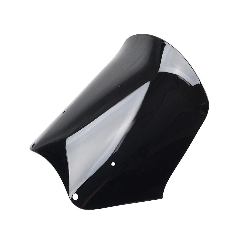 15" Black Windshield for Harley Dyna Low Rider Fat Street Bob (2006-2017)