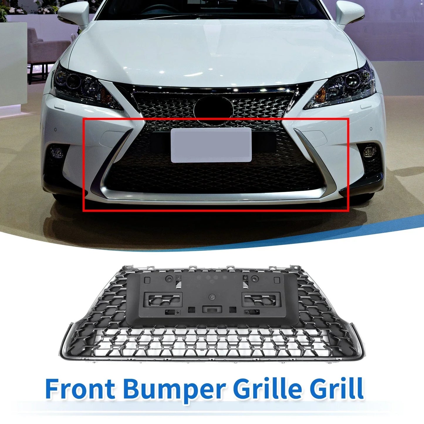Front Lower Bumper Grille for Lexus CT200h 2015 (2015)