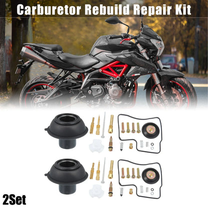 2 x Carburetor Repair Kit for Honda Steed VLX (1996-2009)
