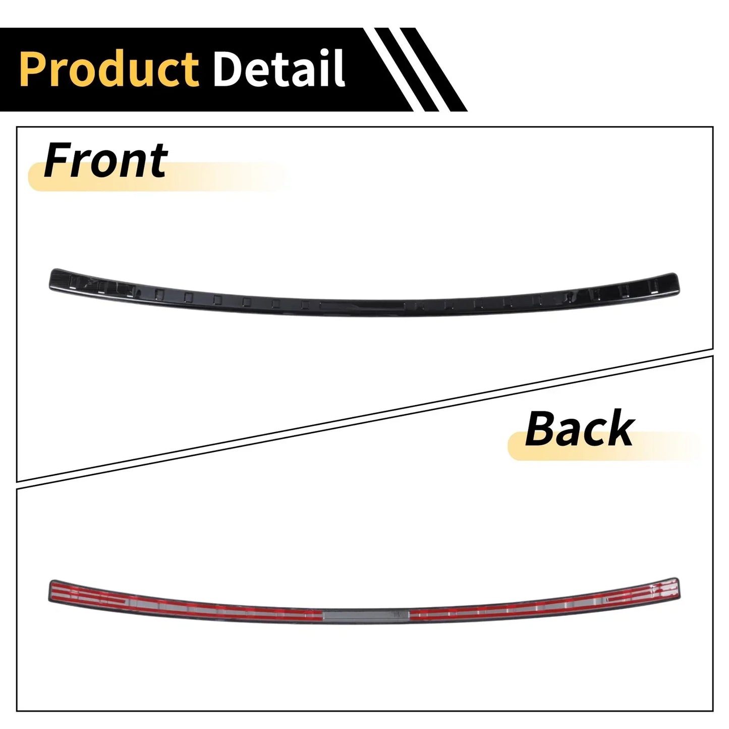 Rear Bumper Topper for Honda Odyssey 2022-2025 Black 1 x Piece