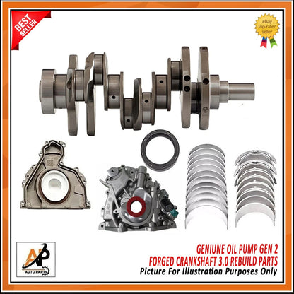Crankshaft Rebuild Kit with Forged for Land Rover Jaguar 3.0 SDV6D (2010–2020)