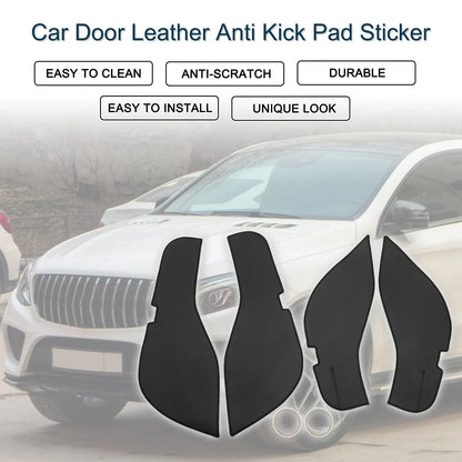 Car Door Leather Anti Kick Pad Sticker for Mercedes-Benz GLE (2019-2025)