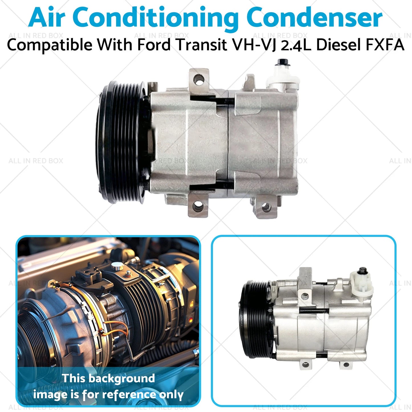 Air Conditioning Compressor for Ford Transit VH-VJ 2.4L Diesel (2006-2014)