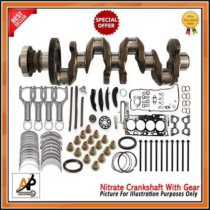 Engine Rebuild Kit with Crankshaft and Gear for BMW N47 N47D20 (2007–2016)