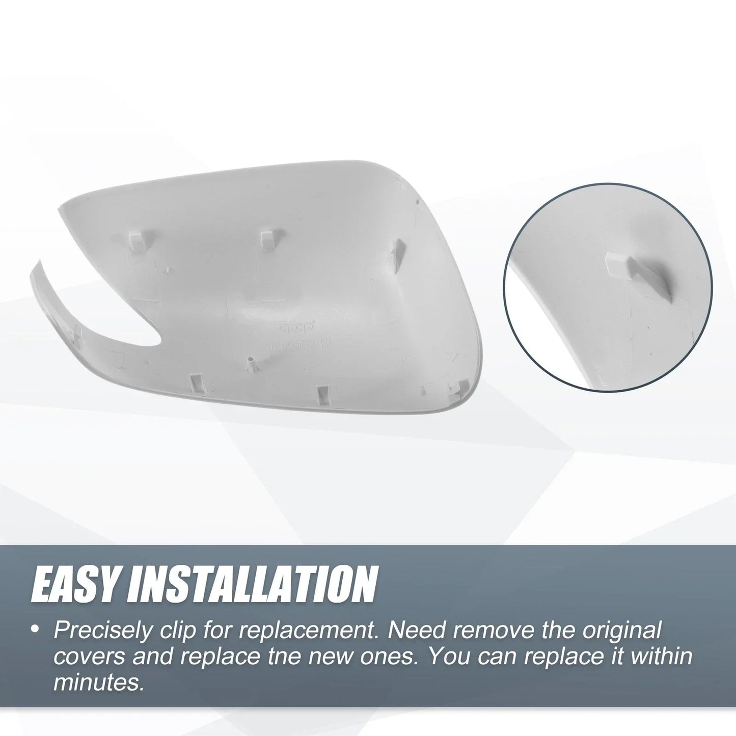 Left Side Car Mirror Cover Cap for Honda Fit (2009-2013)