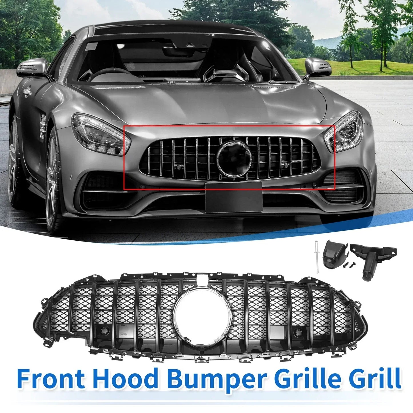 Front Upper Bumper Grille for Mercedes-Benz CLS53 AMG (2022)