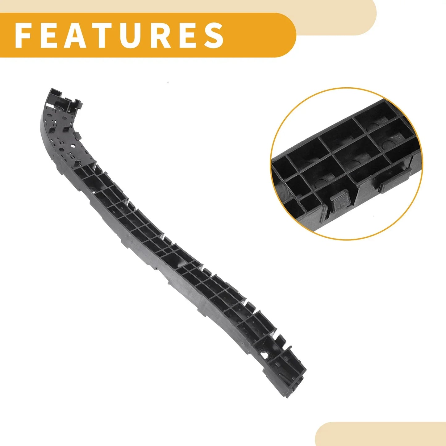 Rear Bumper Support Bracket for Honda CR-V 2007-2011 1 x Black ABS
