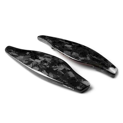 Carbon Fiber Steering Wheel Paddle Shifter Extensions for Audi R8 RS3 RS4 RS5 TT