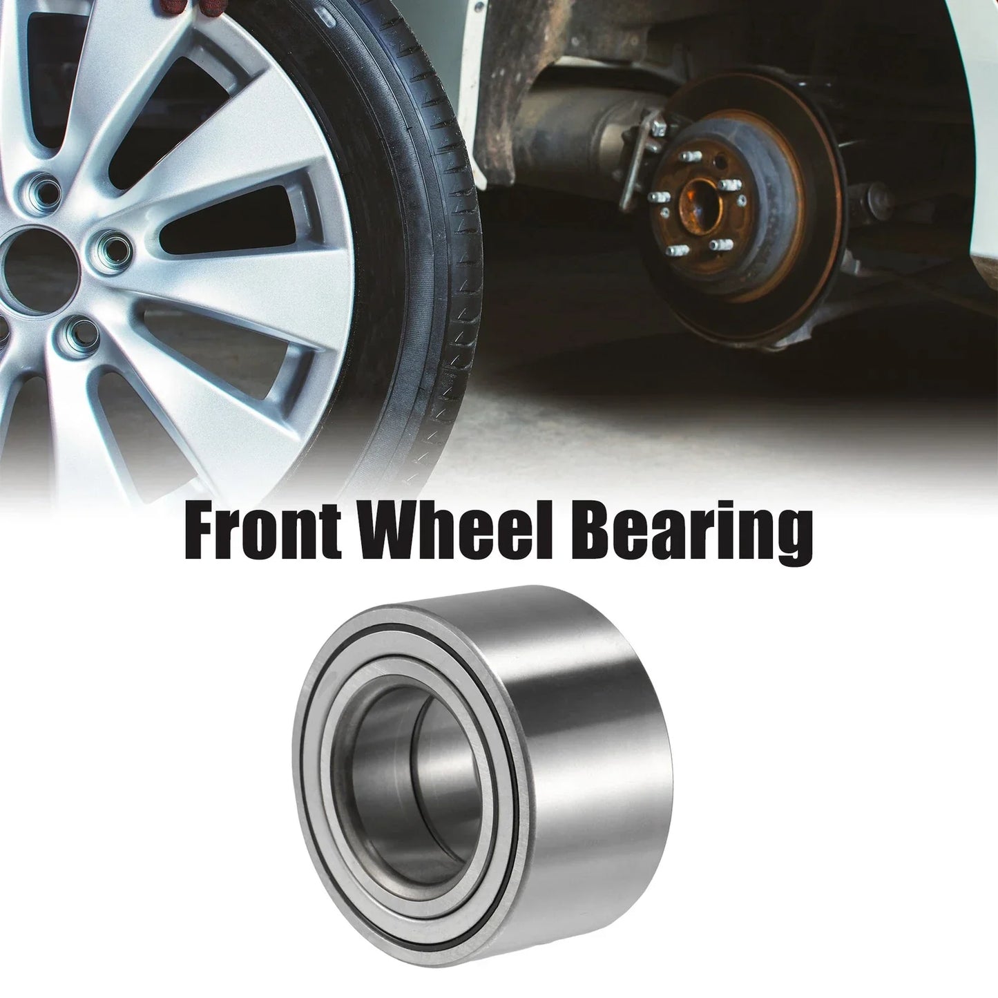 2 x Front Wheel Bearings for LEXUS RX330 (2004-2006) Silver Tone